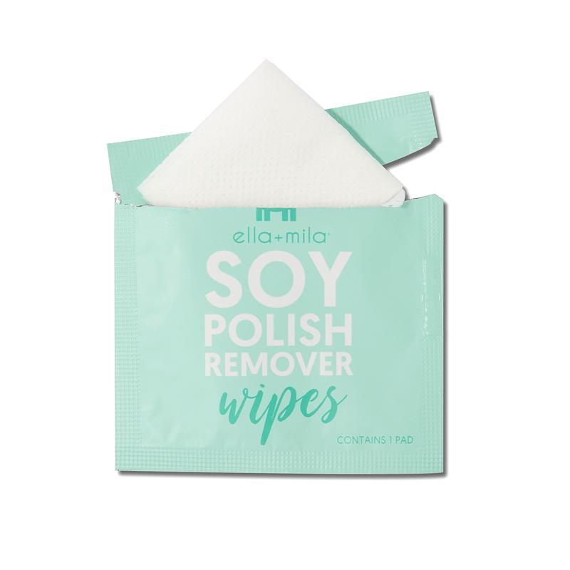 Soy Nail Polish Remover Wipes Unscented, 5 Pack